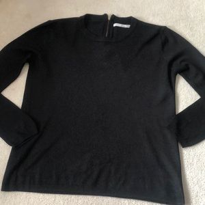 Zara zipper back crewneck!
